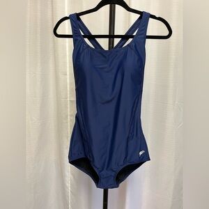 Speedo Women's Conservative Ultraback Swimsuit in nautical (Blue) | size 8